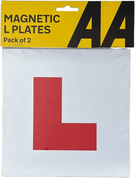 Premium Magnetic L Plates - Durable, Easy-to-Use Driving Plates - Pack of 2