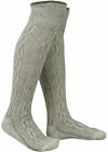 Traditional White & Brown Bavarian Oktoberfest Costume Socks - Perfect for Lederhosen Attire